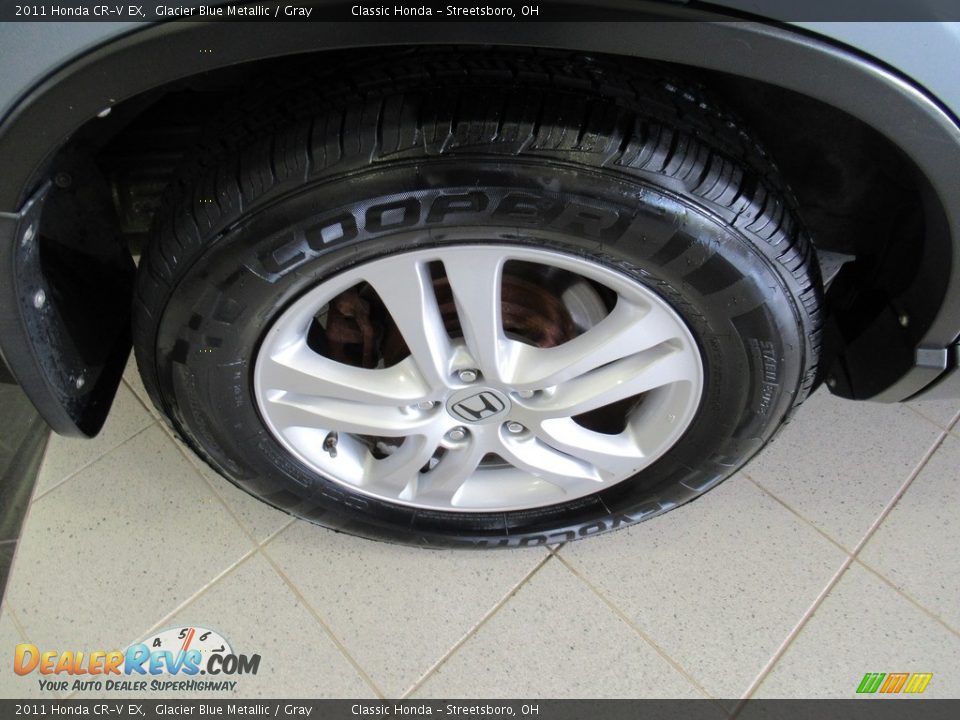 2011 Honda CR-V EX Glacier Blue Metallic / Gray Photo #6
