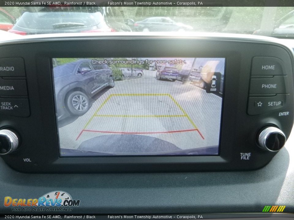 2020 Hyundai Santa Fe SE AWD Rainforest / Black Photo #14
