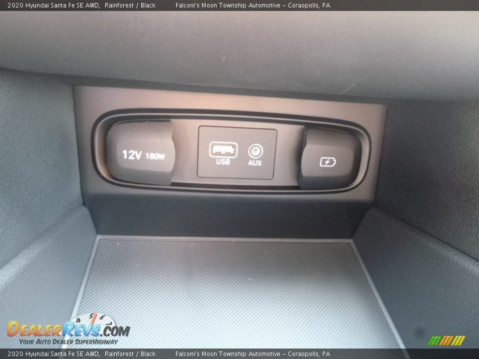 2020 Hyundai Santa Fe SE AWD Rainforest / Black Photo #15