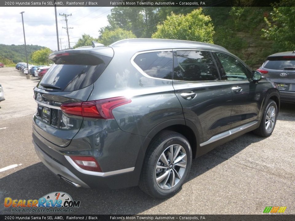 2020 Hyundai Santa Fe SEL AWD Rainforest / Black Photo #2