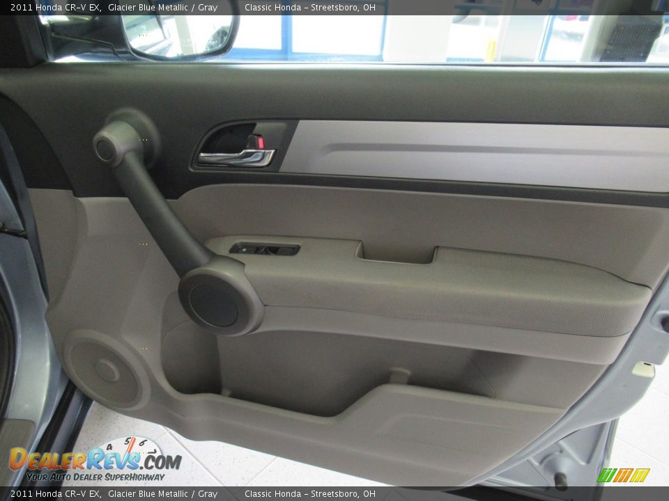 2011 Honda CR-V EX Glacier Blue Metallic / Gray Photo #14