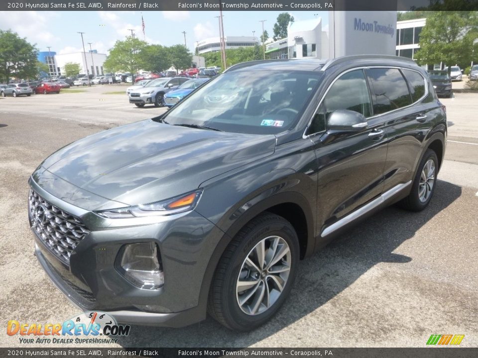 2020 Hyundai Santa Fe SEL AWD Rainforest / Black Photo #5
