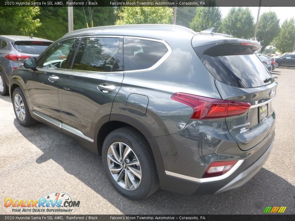 2020 Hyundai Santa Fe SEL AWD Rainforest / Black Photo #6