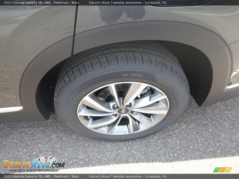 2020 Hyundai Santa Fe SEL AWD Rainforest / Black Photo #7