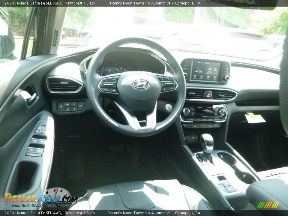 2020 Hyundai Santa Fe SEL AWD Rainforest / Black Photo #9