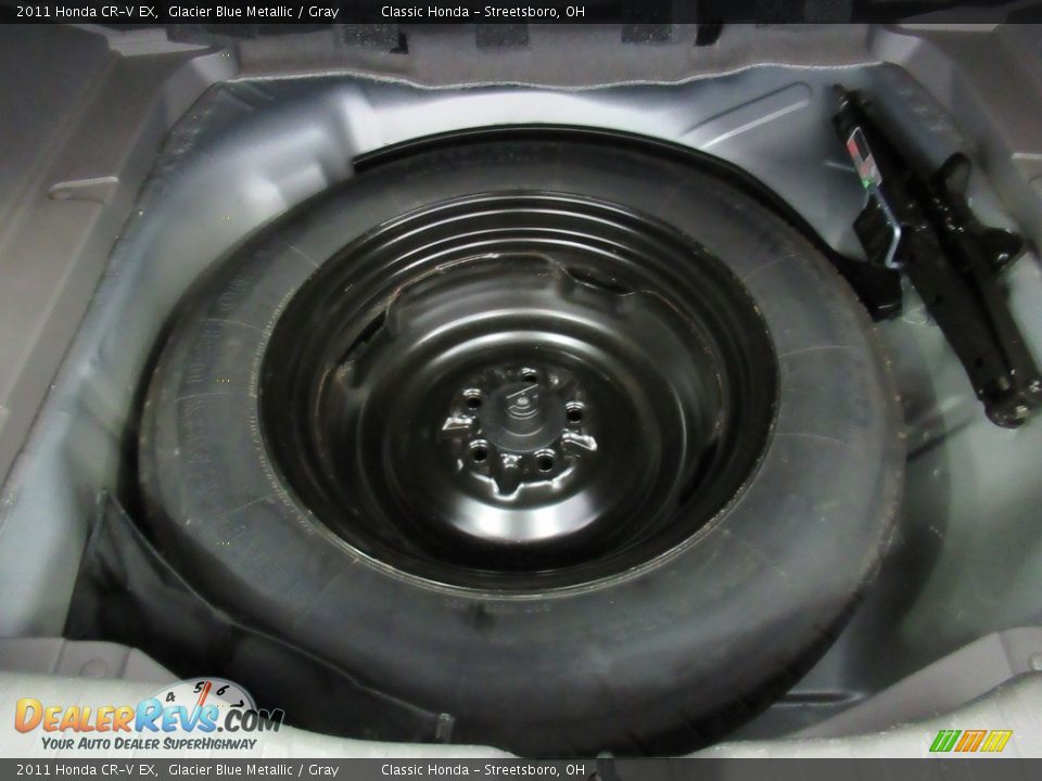 2011 Honda CR-V EX Glacier Blue Metallic / Gray Photo #22