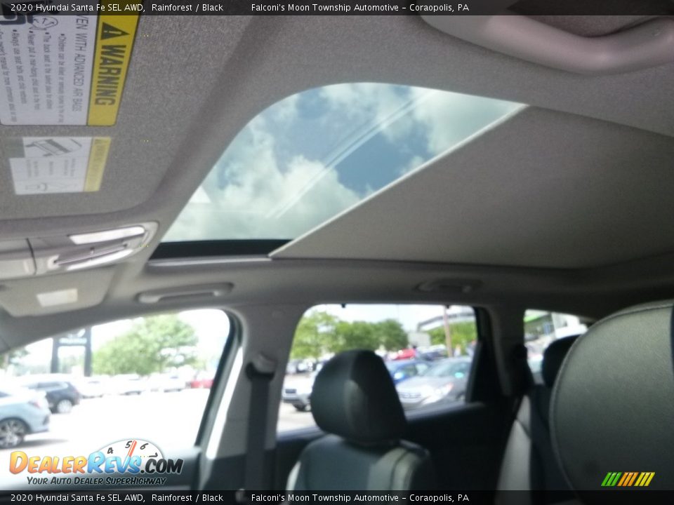 2020 Hyundai Santa Fe SEL AWD Rainforest / Black Photo #13