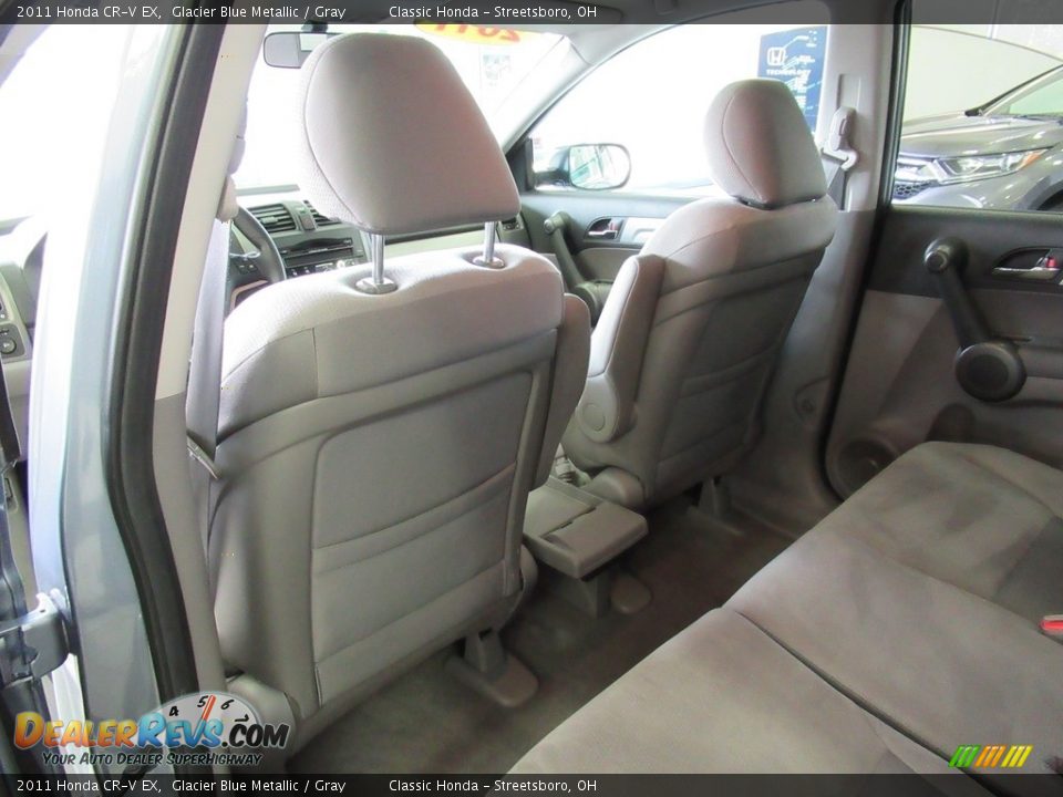 2011 Honda CR-V EX Glacier Blue Metallic / Gray Photo #24