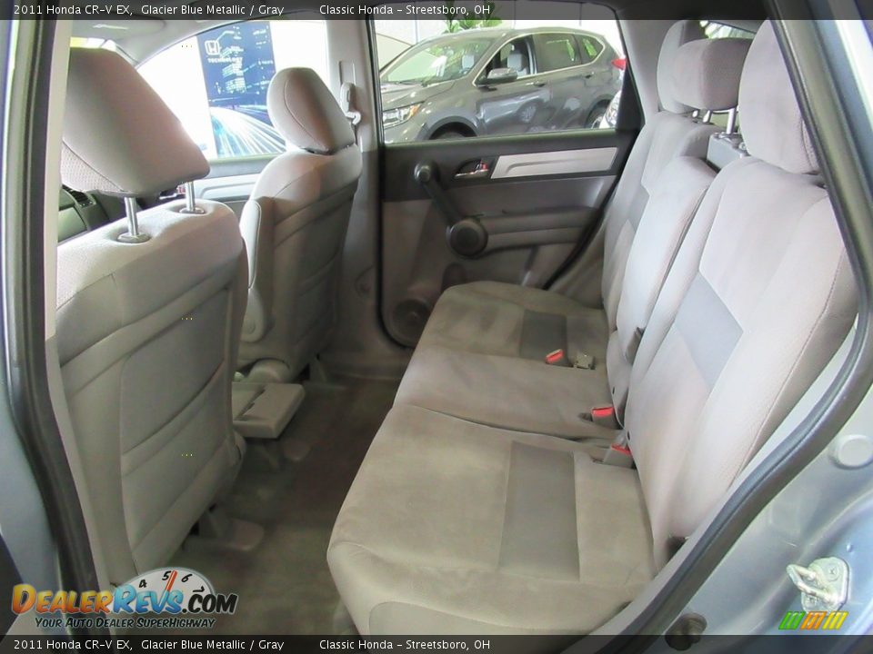 2011 Honda CR-V EX Glacier Blue Metallic / Gray Photo #25