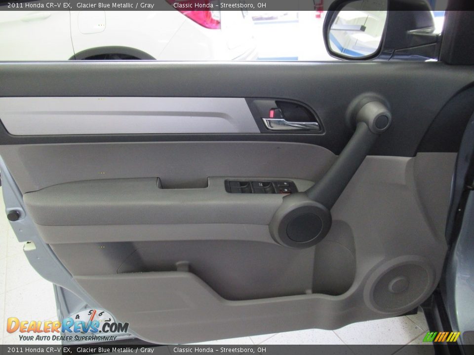 2011 Honda CR-V EX Glacier Blue Metallic / Gray Photo #26