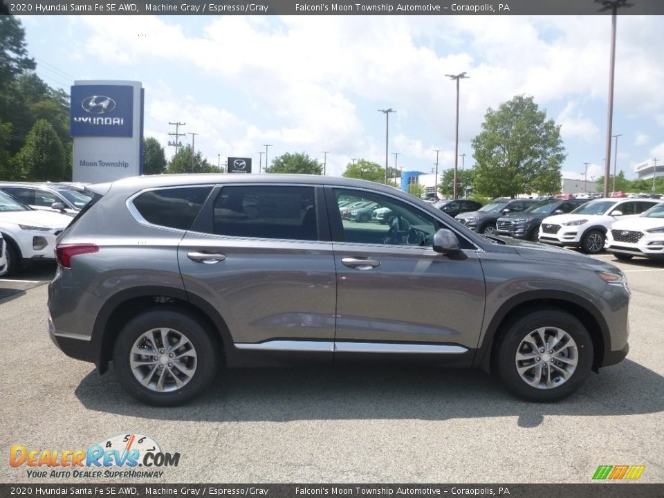 2020 Hyundai Santa Fe SE AWD Machine Gray / Espresso/Gray Photo #1