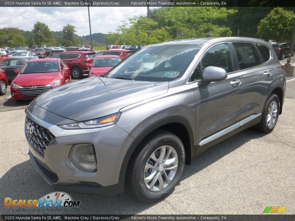2020 Hyundai Santa Fe SE AWD Machine Gray / Espresso/Gray Photo #5