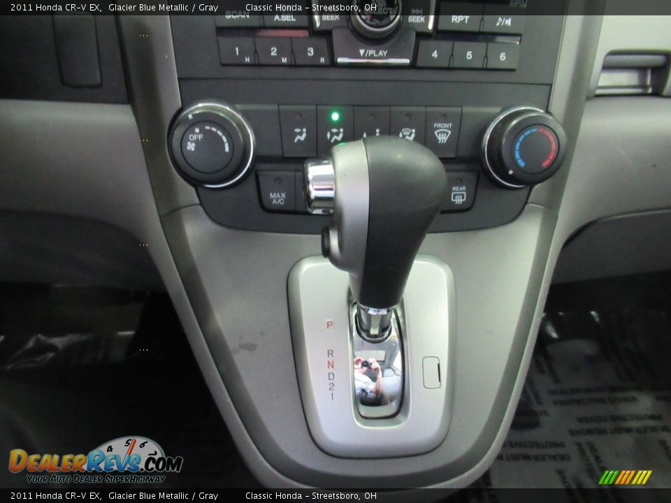 2011 Honda CR-V EX Glacier Blue Metallic / Gray Photo #31