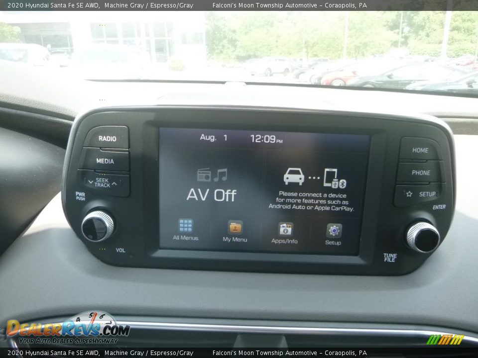 2020 Hyundai Santa Fe SE AWD Machine Gray / Espresso/Gray Photo #13
