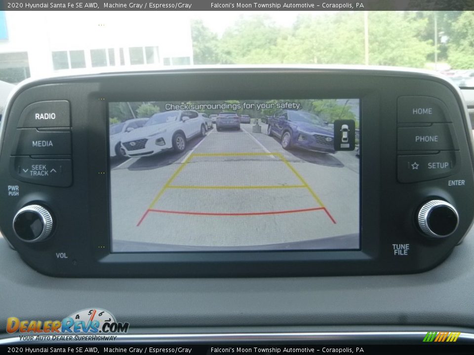 2020 Hyundai Santa Fe SE AWD Machine Gray / Espresso/Gray Photo #14
