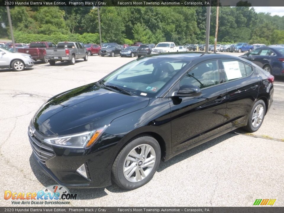 2020 Hyundai Elantra Value Edition Phantom Black / Gray Photo #2