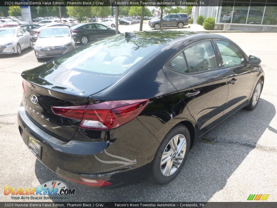 2020 Hyundai Elantra Value Edition Phantom Black / Gray Photo #4