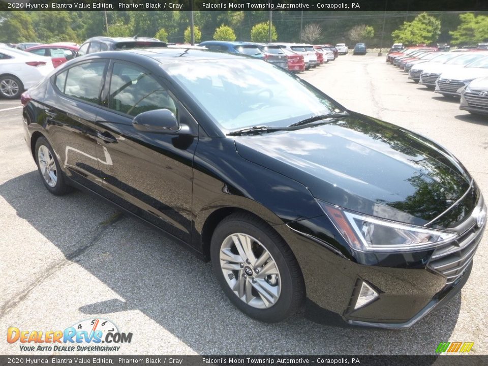 2020 Hyundai Elantra Value Edition Phantom Black / Gray Photo #5