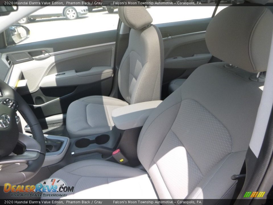 2020 Hyundai Elantra Value Edition Phantom Black / Gray Photo #8