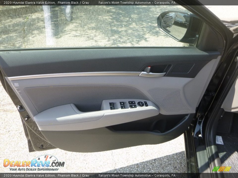 2020 Hyundai Elantra Value Edition Phantom Black / Gray Photo #11