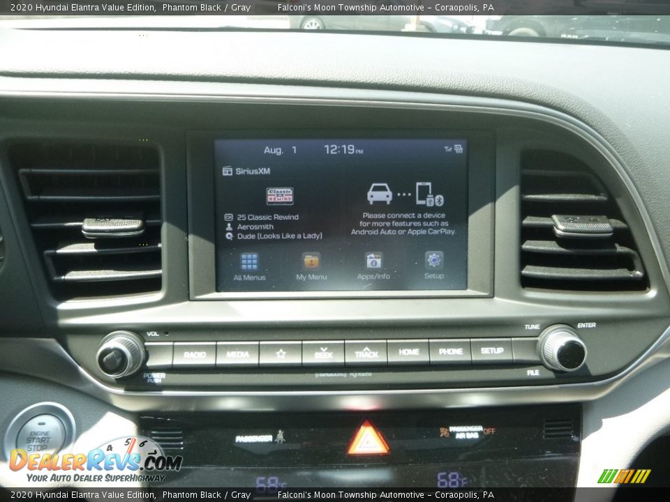 2020 Hyundai Elantra Value Edition Phantom Black / Gray Photo #14