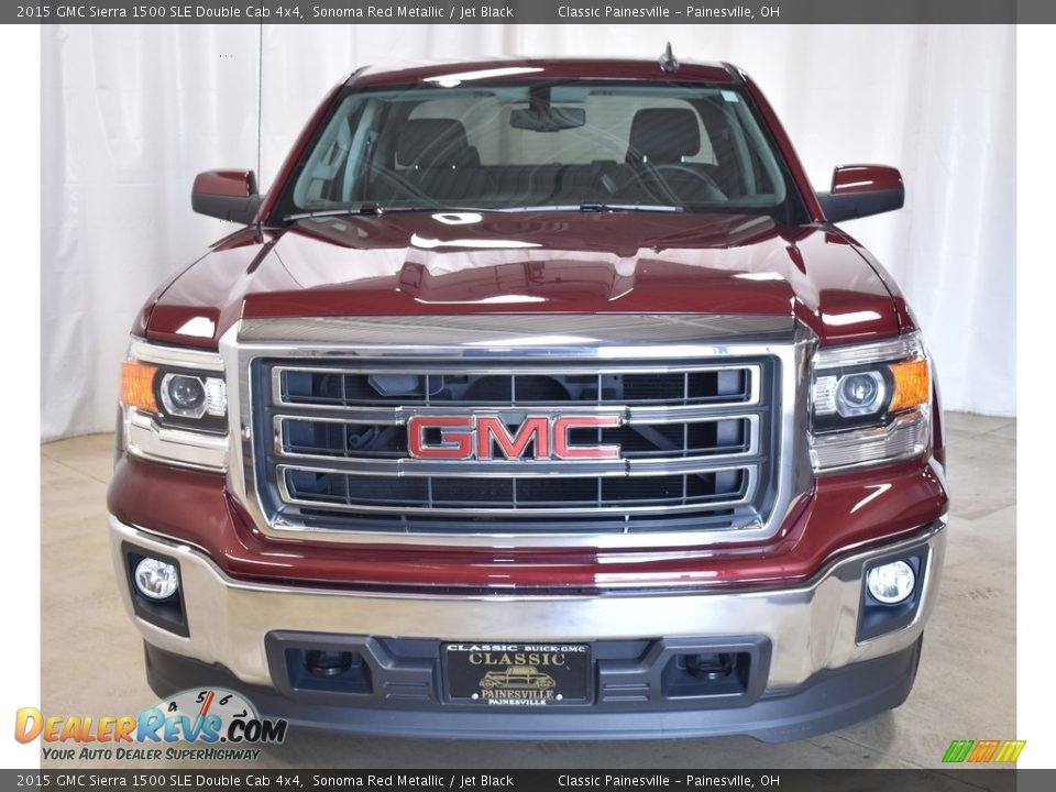 2015 GMC Sierra 1500 SLE Double Cab 4x4 Sonoma Red Metallic / Jet Black Photo #4