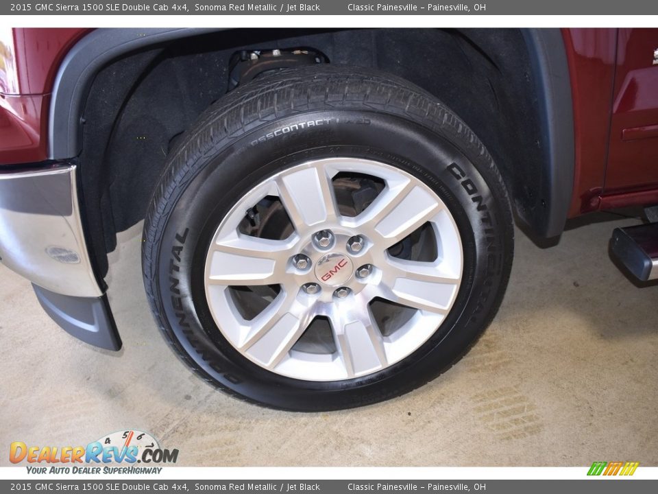 2015 GMC Sierra 1500 SLE Double Cab 4x4 Sonoma Red Metallic / Jet Black Photo #5