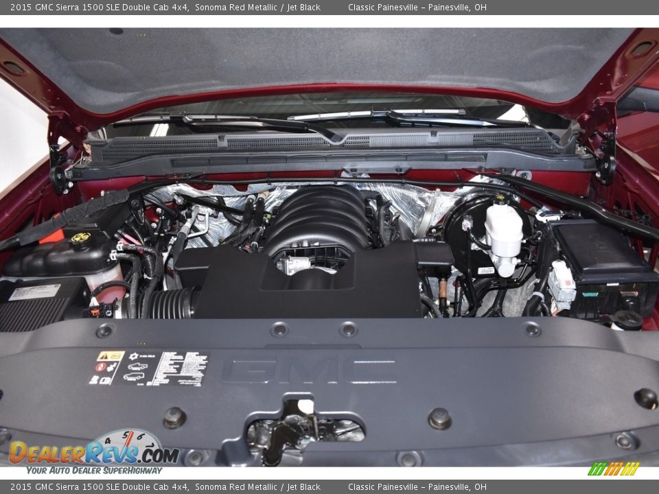 2015 GMC Sierra 1500 SLE Double Cab 4x4 Sonoma Red Metallic / Jet Black Photo #6