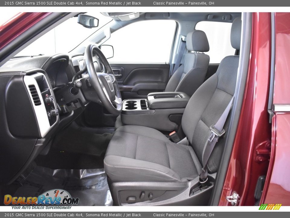 2015 GMC Sierra 1500 SLE Double Cab 4x4 Sonoma Red Metallic / Jet Black Photo #7