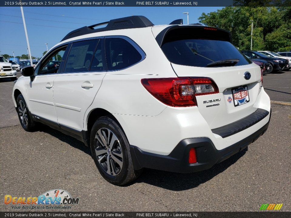 2019 Subaru Outback 2.5i Limited Crystal White Pearl / Slate Black Photo #4