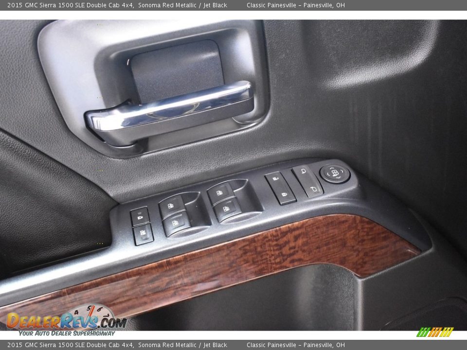 2015 GMC Sierra 1500 SLE Double Cab 4x4 Sonoma Red Metallic / Jet Black Photo #10