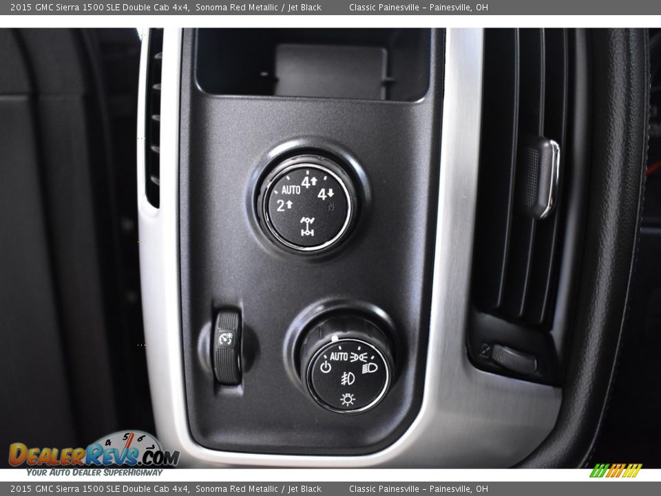 2015 GMC Sierra 1500 SLE Double Cab 4x4 Sonoma Red Metallic / Jet Black Photo #11