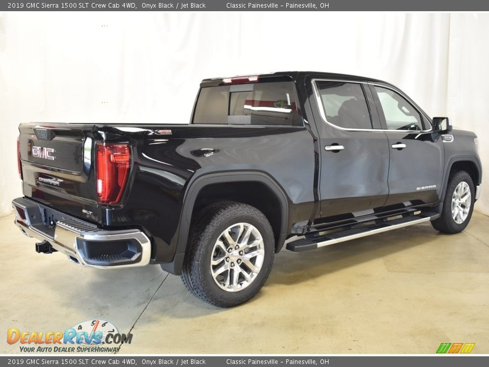 2019 GMC Sierra 1500 SLT Crew Cab 4WD Onyx Black / Jet Black Photo #2