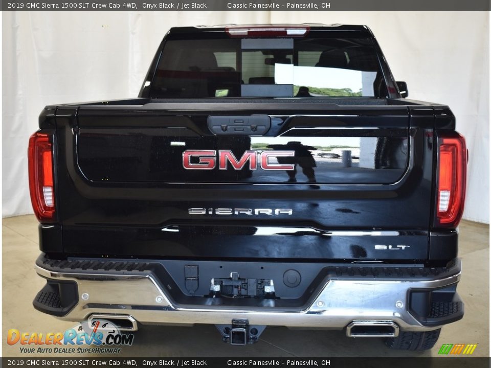 2019 GMC Sierra 1500 SLT Crew Cab 4WD Onyx Black / Jet Black Photo #3