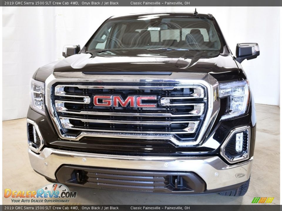 2019 GMC Sierra 1500 SLT Crew Cab 4WD Onyx Black / Jet Black Photo #4