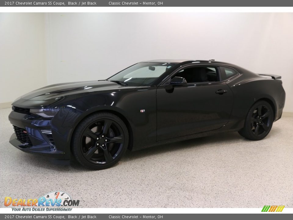 2017 Chevrolet Camaro SS Coupe Black / Jet Black Photo #3