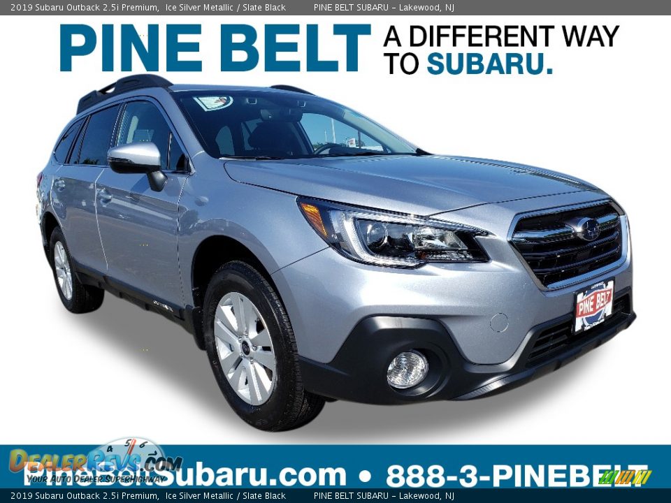 2019 Subaru Outback 2.5i Premium Ice Silver Metallic / Slate Black Photo #1