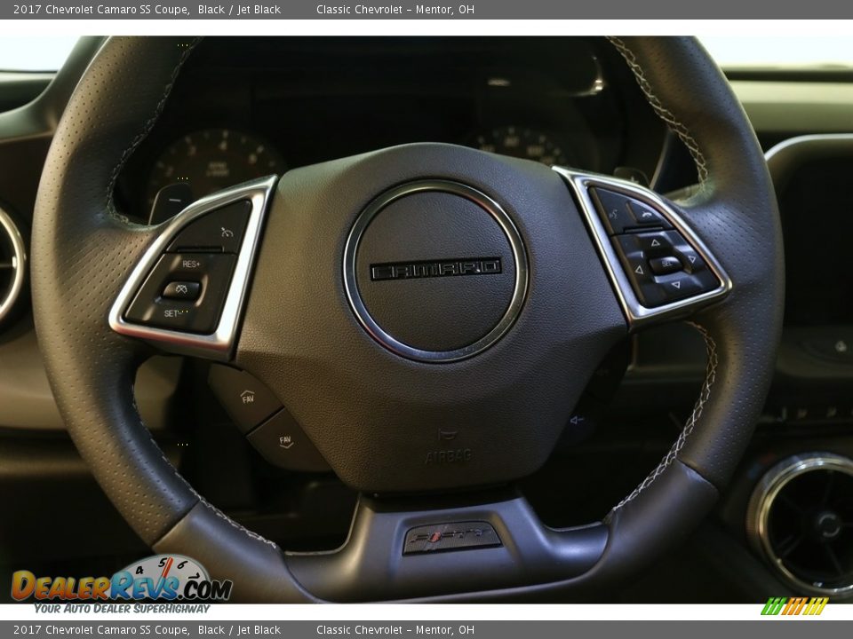 2017 Chevrolet Camaro SS Coupe Black / Jet Black Photo #7