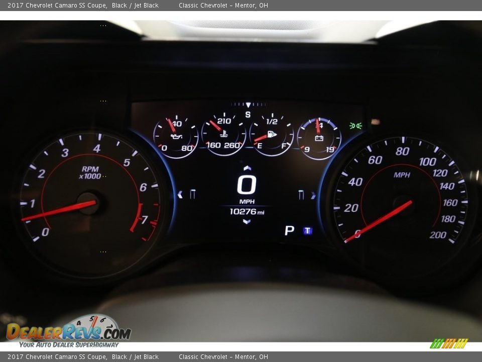 2017 Chevrolet Camaro SS Coupe Black / Jet Black Photo #8