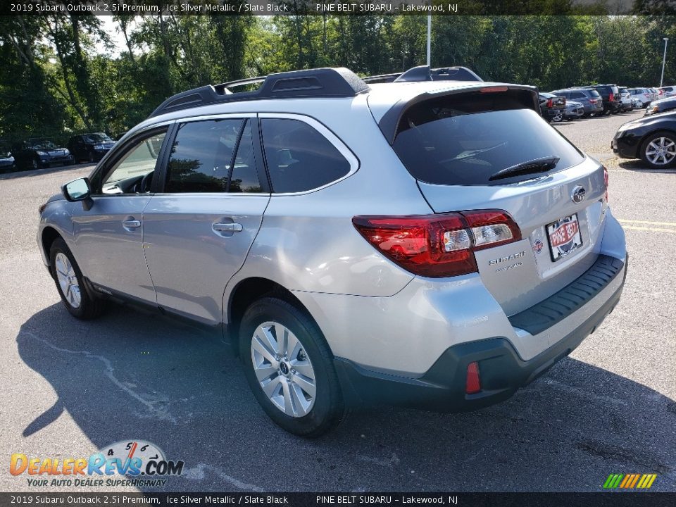 2019 Subaru Outback 2.5i Premium Ice Silver Metallic / Slate Black Photo #4