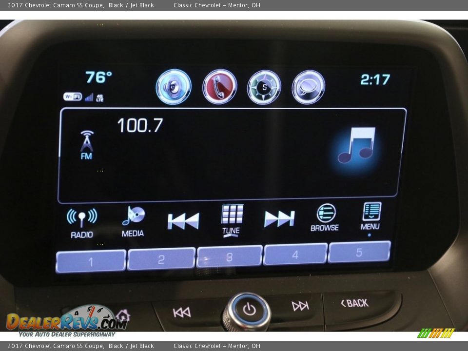 2017 Chevrolet Camaro SS Coupe Black / Jet Black Photo #11