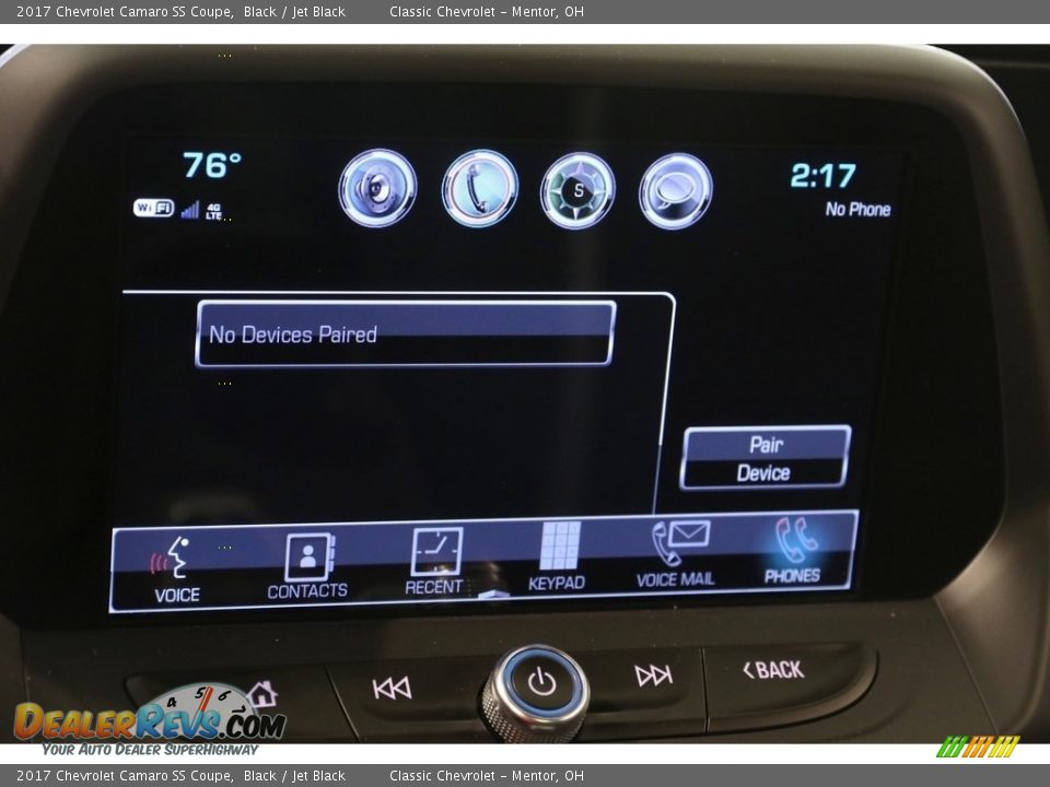 2017 Chevrolet Camaro SS Coupe Black / Jet Black Photo #12