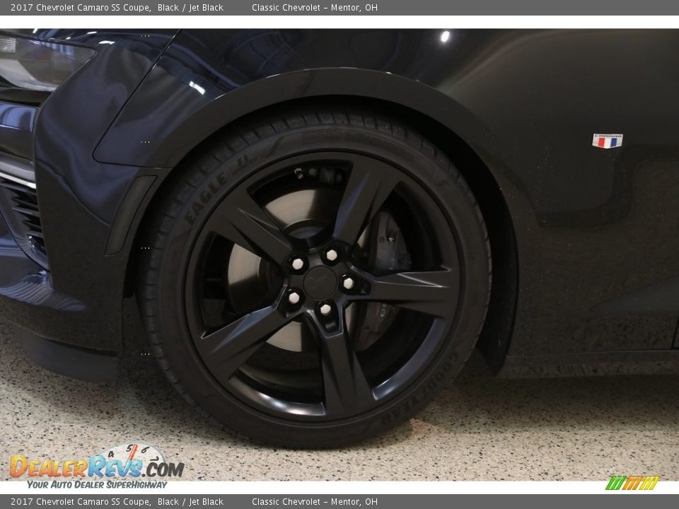 2017 Chevrolet Camaro SS Coupe Black / Jet Black Photo #21