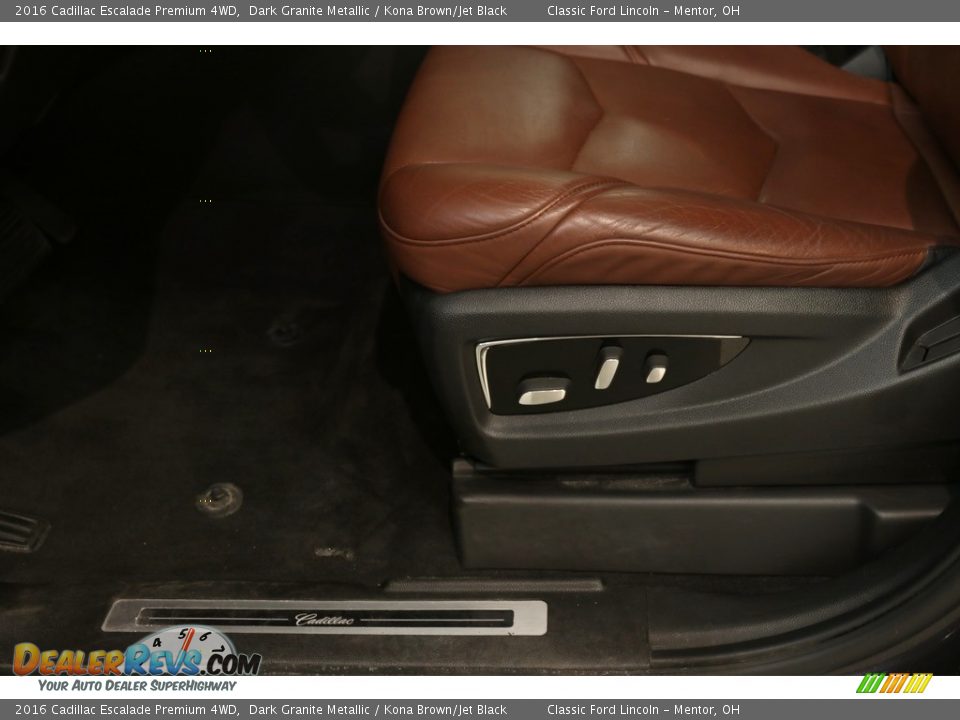 2016 Cadillac Escalade Premium 4WD Dark Granite Metallic / Kona Brown/Jet Black Photo #7