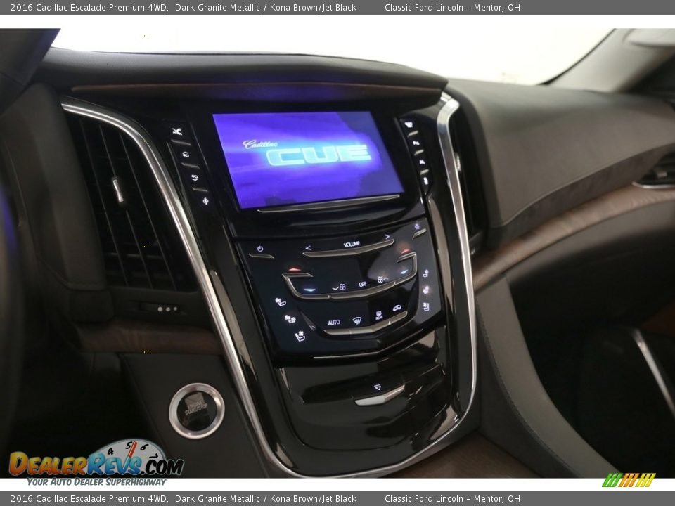 2016 Cadillac Escalade Premium 4WD Dark Granite Metallic / Kona Brown/Jet Black Photo #14