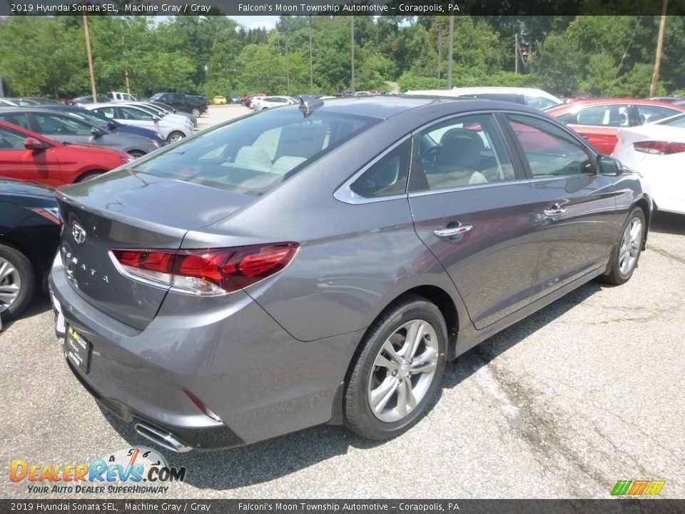 2019 Hyundai Sonata SEL Machine Gray / Gray Photo #2