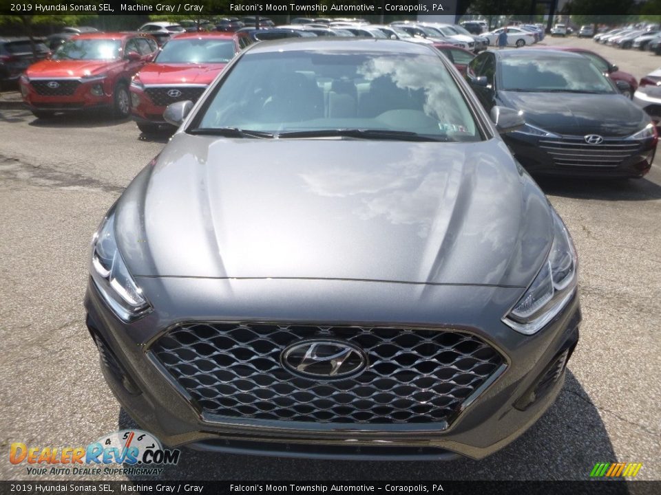 2019 Hyundai Sonata SEL Machine Gray / Gray Photo #4