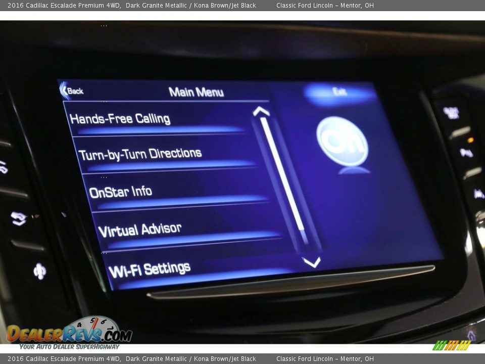 2016 Cadillac Escalade Premium 4WD Dark Granite Metallic / Kona Brown/Jet Black Photo #21