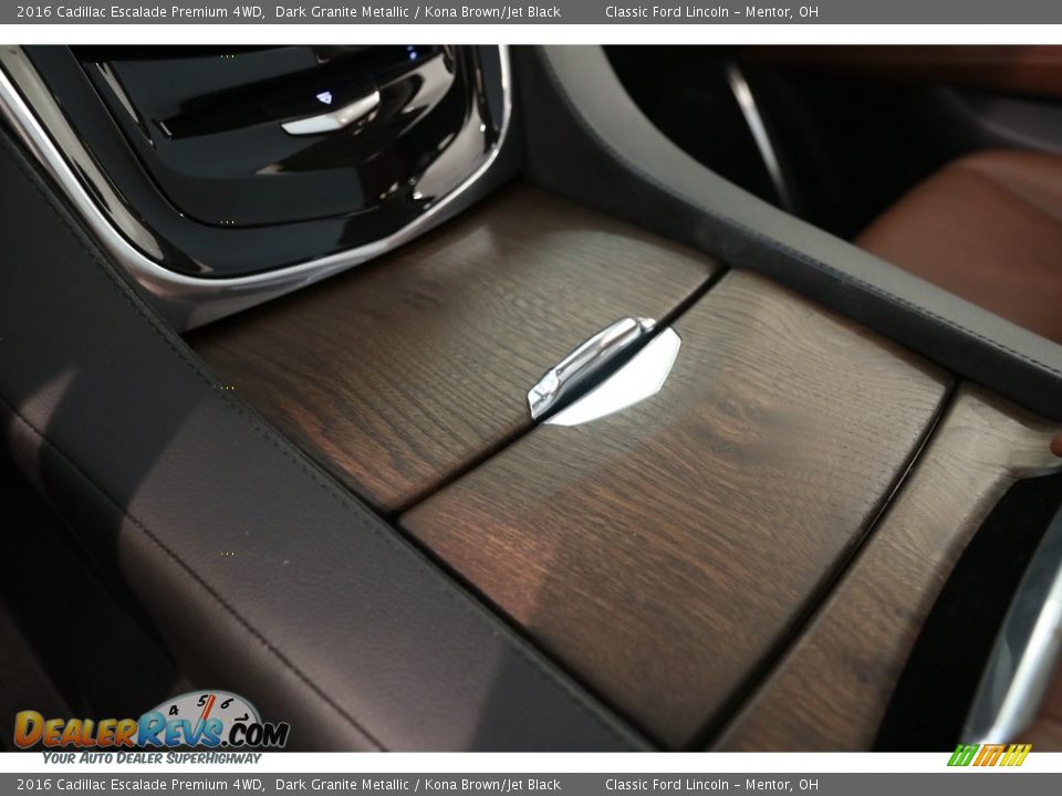 2016 Cadillac Escalade Premium 4WD Dark Granite Metallic / Kona Brown/Jet Black Photo #22
