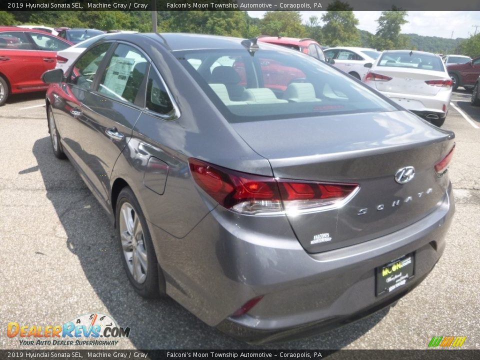 2019 Hyundai Sonata SEL Machine Gray / Gray Photo #6